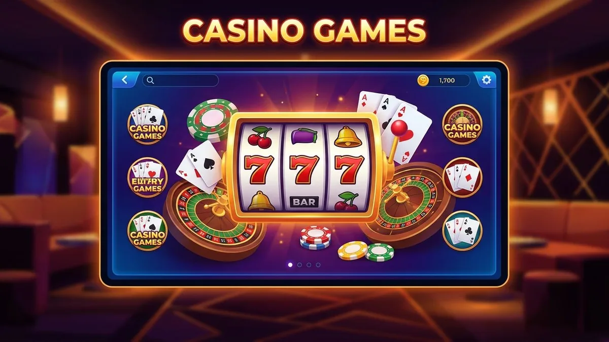 Casino games lobby